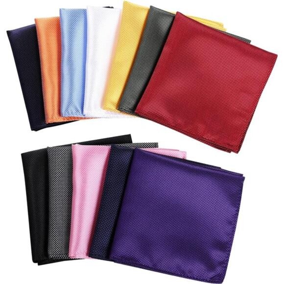 28 Pack Pocket Squares for Men Men's Handkerchief Mens Pocket Squares Set - Picture 4 of 7